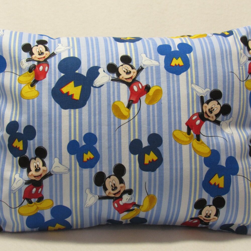 Mickey Stripes Travel Pillow